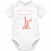 Adorable Personalised Baby Bodysuit First Birthday – Cute Bunny Number 1 Design
