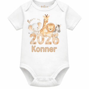 personalised baby bodysuit born in 2026