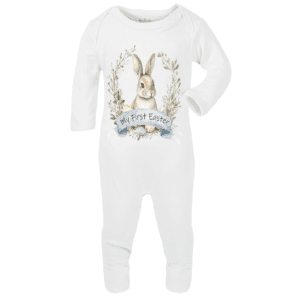 Personalised Baby Sleepsuit My First Easter
