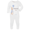 personalised baby sleepsuit well hello there