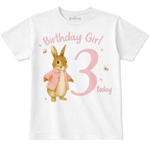 birthday girl 3 today tshirt