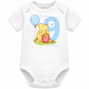 personalised baby bodysuit i am month