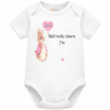 personalised baby bodysuit well hello there
