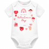 Adorable Personalised Baby Bodysuit First Valentine’s Day 2026 – Sweet Heart Design