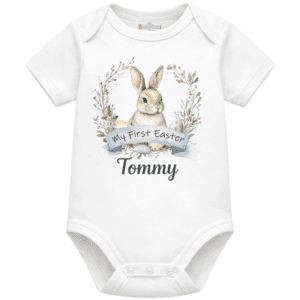 Personalised Baby Sleepsuit My First Easter
