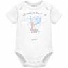 personalised baby bodysuit welcome to the world