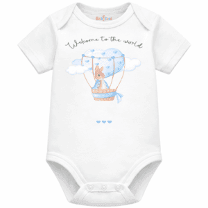 personalised baby bodysuit welcome to the world