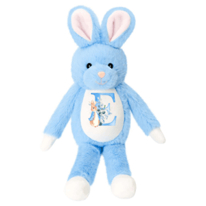 Alternative view of Personalised Teddy Bear with Letter A–Z – Blue Bunny Plush (Tummi Bears Littles®)