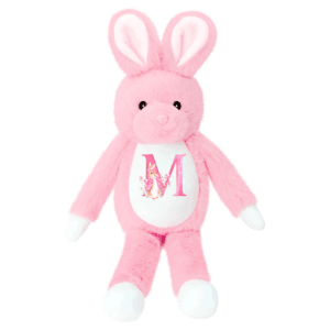 personalised teddy bear with letter a–z