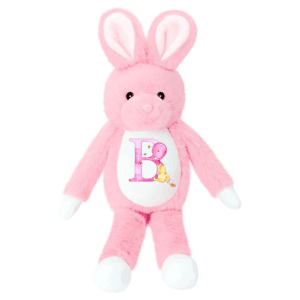 personalised teddy bear with letter a–z