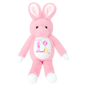 personalised teddy bear with letter a–z