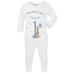 personalised baby bodysuit first birthday
