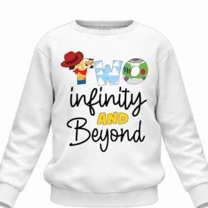 personalised 2nd birthday t shirt cowboy and space explorer cartoon design